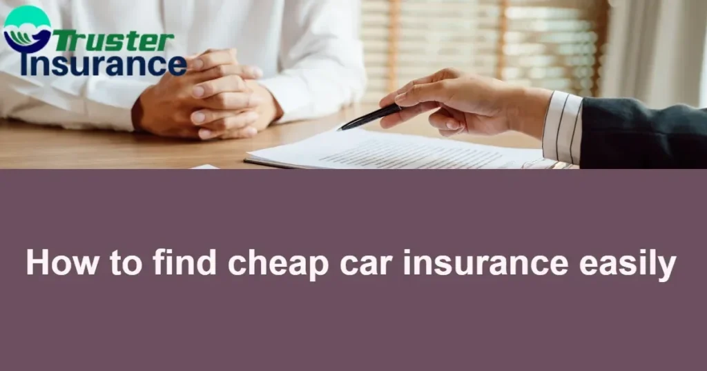 Person searching for affordable car insurance options online